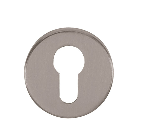 Tupai Rapido CurvaLine Euro Escutcheons on Round Rose by Atlantic Hardware
