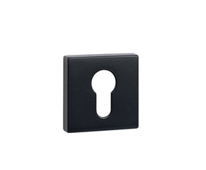 Tupai Rapido Curva/QuadraLine Euro Escutcheons on Square Rose by Atlantic Hardware
