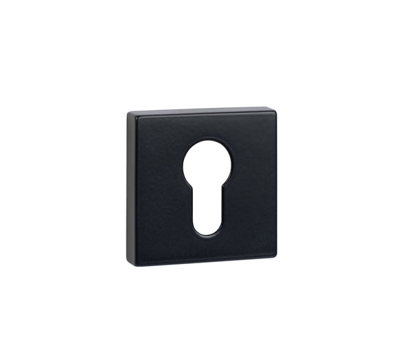 Tupai Rapido Curva/QuadraLine Euro Escutcheons on Square Rose by Atlantic Hardware