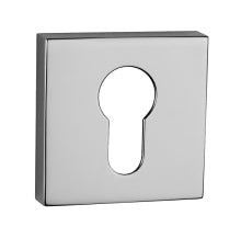 Tupai Rapido Curva/QuadraLine Euro Escutcheons on Square Rose by Atlantic Hardware