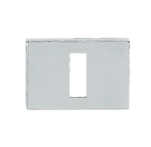 Tupai Rapido RetaLine/VersaLine Key Escutcheons on Long Rose - Bright Polished Chrome - Default