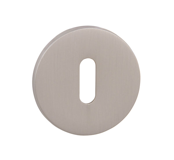Tupai Rapido 5S Line Key Escutcheons on 5mm Slimline Round Rose by Atlantic Hardware