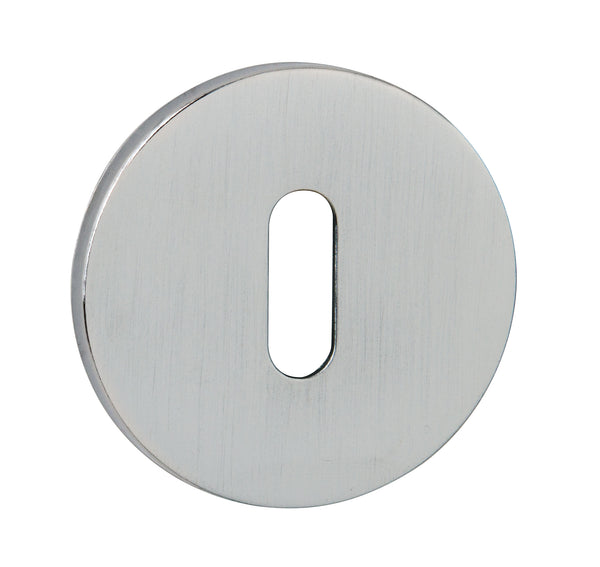 Tupai Rapido 5S Line Key Escutcheons on 5mm Slimline Round Rose by Atlantic Hardware