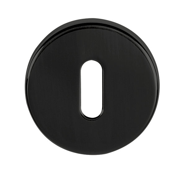 Tupai Rapido CurvaLine Key Escutcheons on Round Rose by Atlantic Hardware