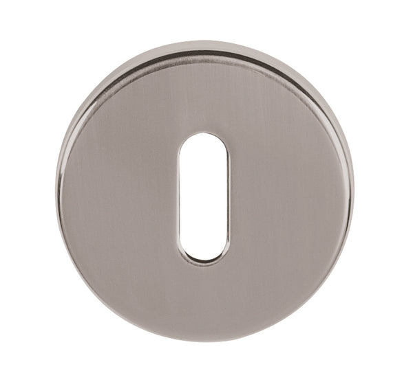 Tupai Rapido CurvaLine Key Escutcheons on Round Rose by Atlantic Hardware