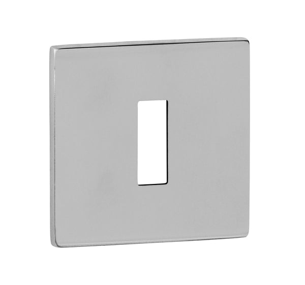 Tupai Rapido 5S Line Key Escutcheons on 5mm Slimline Square Rose by Atlantic Hardware