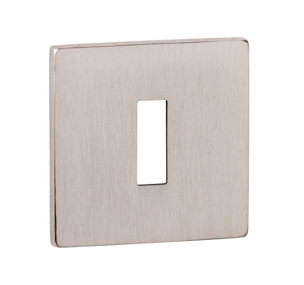 Tupai Rapido 5S Line Key Escutcheons on 5mm Slimline Square Rose by Atlantic Hardware