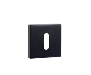Tupai Rapido Curva/QuadraLine Key Escutcheons on Square Rose by Atlantic Hardware