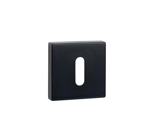 Tupai Rapido Curva/QuadraLine Key Escutcheons on Square Rose by Atlantic Hardware