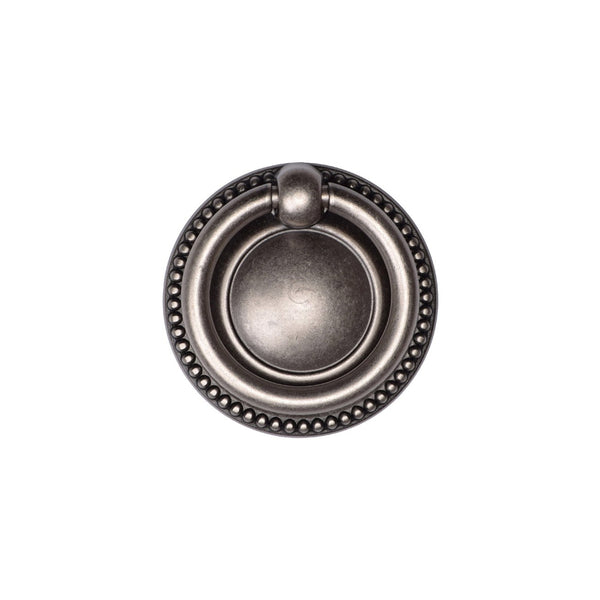 Classic Beaded Ring Pull by M Marcus - Heritage Brass