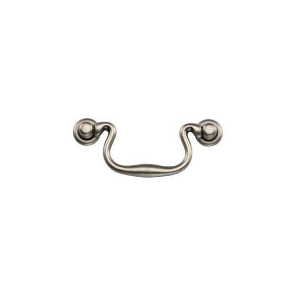 Classic Swan Drawer Drop Pull by M Marcus - Heritage Brass