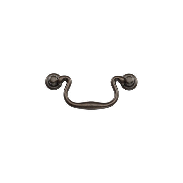 Classic Swan Drawer Drop Pull by M Marcus - Heritage Brass