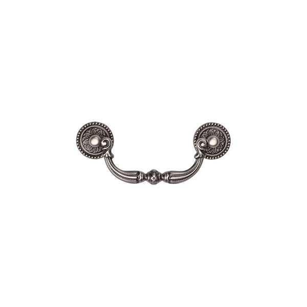 Ornate Swan Drawer Drop Pull by M Marcus - Heritage Brass