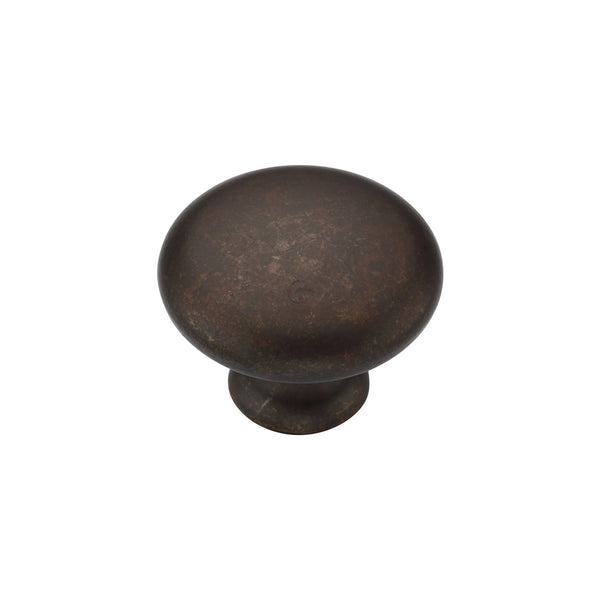 Classic Round Knob by M Marcus - Heritage Brass