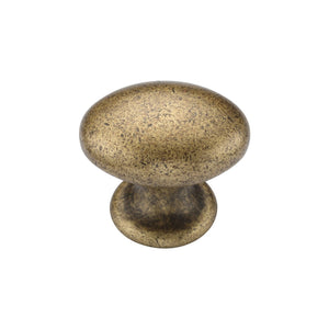 Classic Oval Knob by M Marcus - Heritage Brass