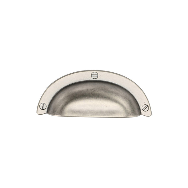 M Marcus - Heritage Brass, Drawer Cup Pull, Cabinet Hardware, Cabinet Handle, Cup Pulls, Drawer Cup Pulls