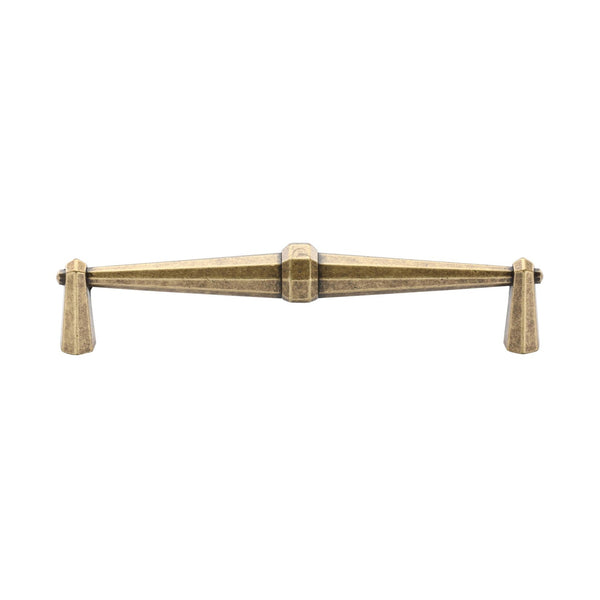 M Marcus - Heritage Brass, Octagonal Cabinet Pull, Cabinet Hardware, Cabinet Pull Handles