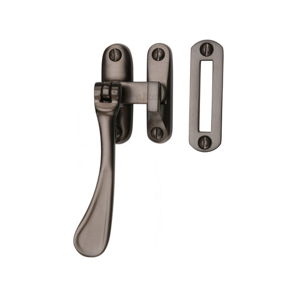 M Marcus - Heritage Brass, Casement Window Fastener Spoon Pattern, Window Hardware, Casement Fastener