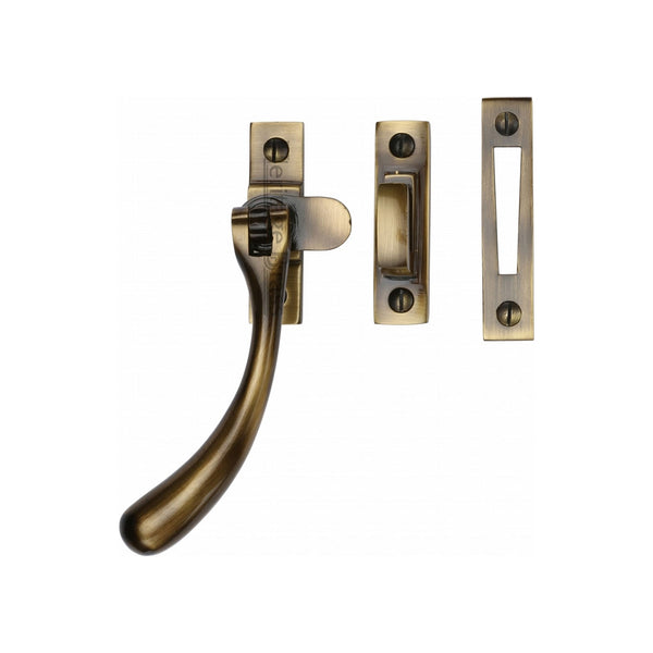 M Marcus - Heritage Brass, Casement Window Fastener Ball Design, Window Hardware, Casement Fastener, Heritage Brass - Window Fittings