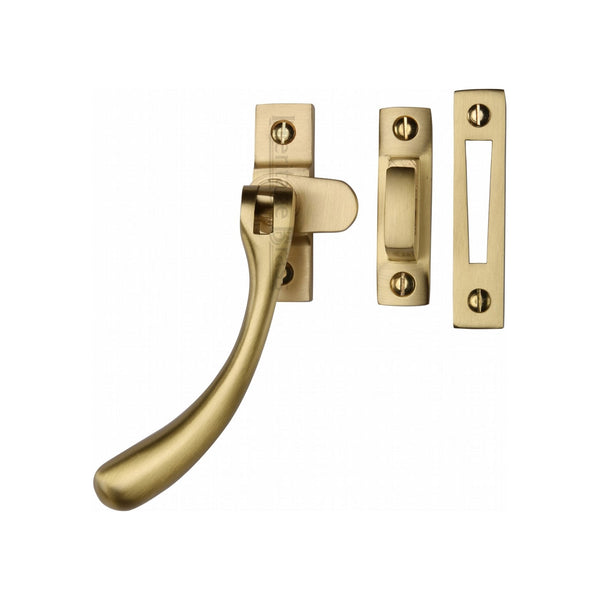 M Marcus - Heritage Brass, Casement Window Fastener Ball Design, Window Hardware, Casement Fastener, Heritage Brass - Window Fittings