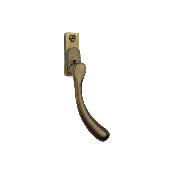 Lockable Right-Handed Espagnolette Handle Ball Design by M Marcus - Heritage Brass