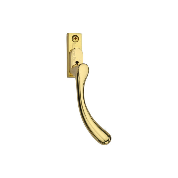 Lockable Right-Handed Espagnolette Handle Ball Design by M Marcus - Heritage Brass