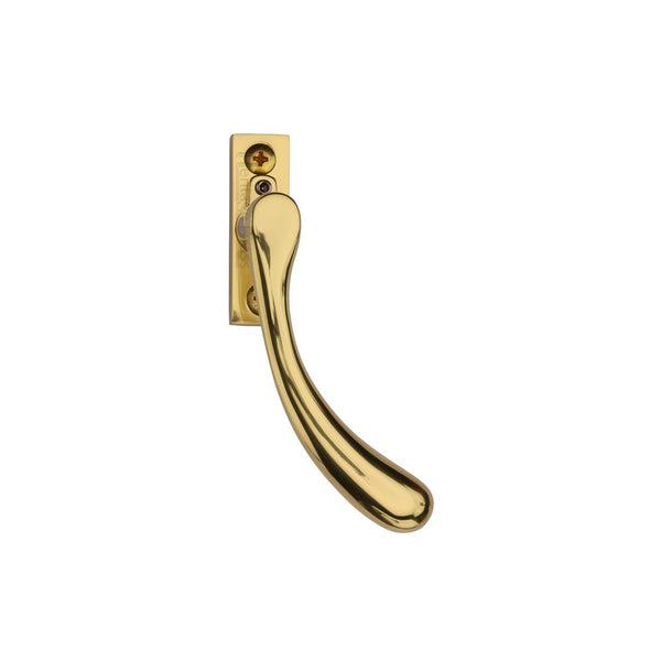 Lockable Right-Handed Espagnolette Handle Ball Design by M Marcus - Heritage Brass
