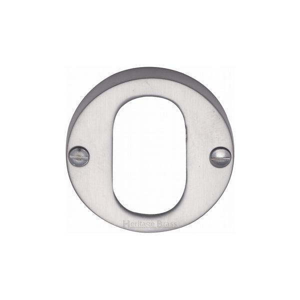 M Marcus - Heritage Brass, Oval Profile Cylinder Escutcheon Round - V1013, Escutcheons & Privacy Thumbturns, Escutcheons