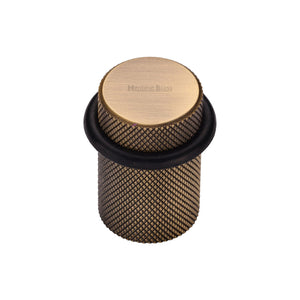 Heritage Brass Round Door Stop Knurled by M Marcus - Heritage Brass