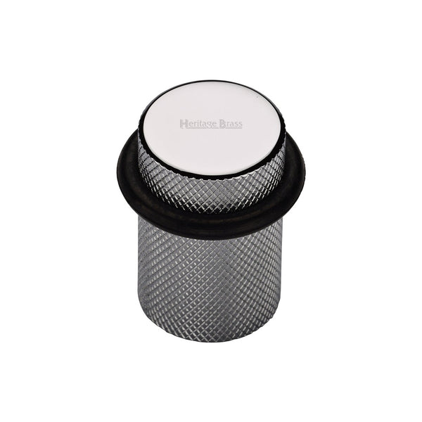 Heritage Brass Round Door Stop Knurled by M Marcus - Heritage Brass