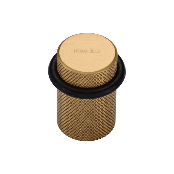 Heritage Brass Round Door Stop Knurled by M Marcus - Heritage Brass