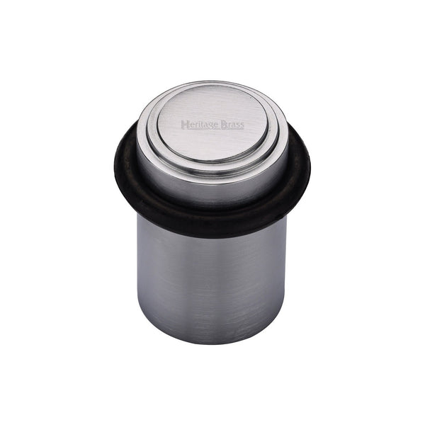 Heritage Brass Round Door Stop Stepped by M Marcus - Heritage Brass