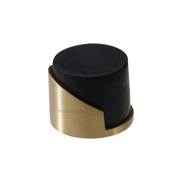 Heritage Brass Square-Round Mounted Door Stop by M Marcus - Heritage Brass