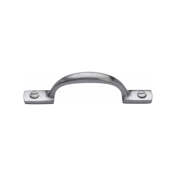 M Marcus - Heritage Brass, Russell Cabinet Pull Handle, Cabinet Hardware, Cabinet Pull Handles