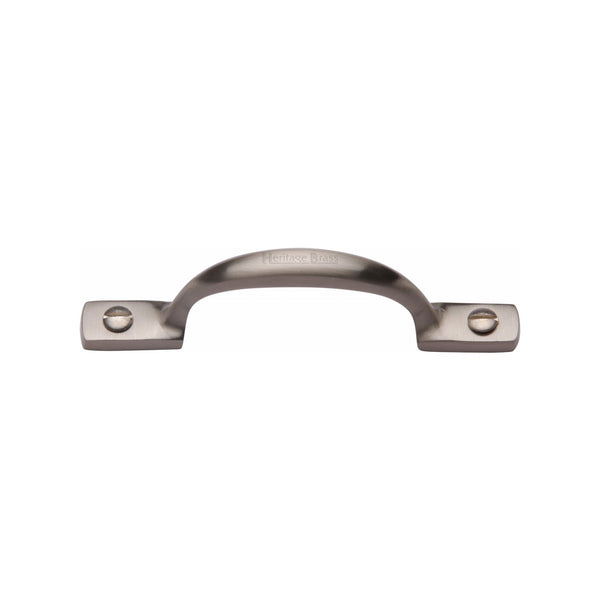 M Marcus - Heritage Brass, Russell Cabinet Pull Handle, Cabinet Hardware, Cabinet Pull Handles