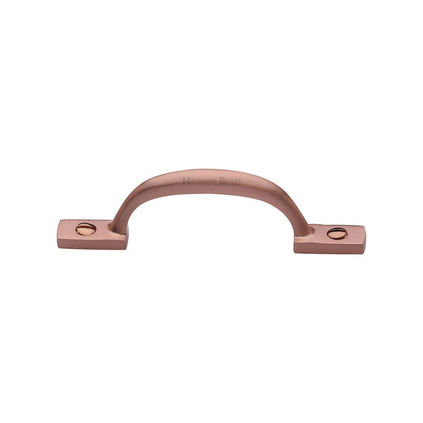 M Marcus - Heritage Brass, Russell Cabinet Pull Handle, Cabinet Hardware, Cabinet Pull Handles