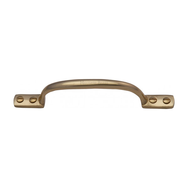 M Marcus - Heritage Brass, Russell Cabinet Pull Handle, Cabinet Hardware, Cabinet Pull Handles