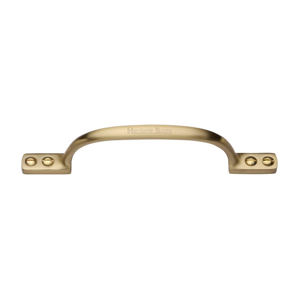 M Marcus - Heritage Brass, Russell Cabinet Pull Handle, Cabinet Hardware, Cabinet Pull Handles