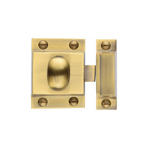 Oval Turn Cupboard Latch by M Marcus - Heritage Brass