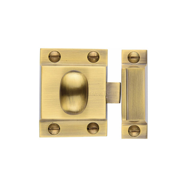 Oval Turn Cupboard Latch by M Marcus - Heritage Brass