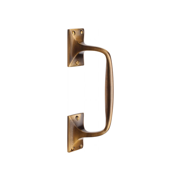 Door Pull Handle Offset by M Marcus - Heritage Brass