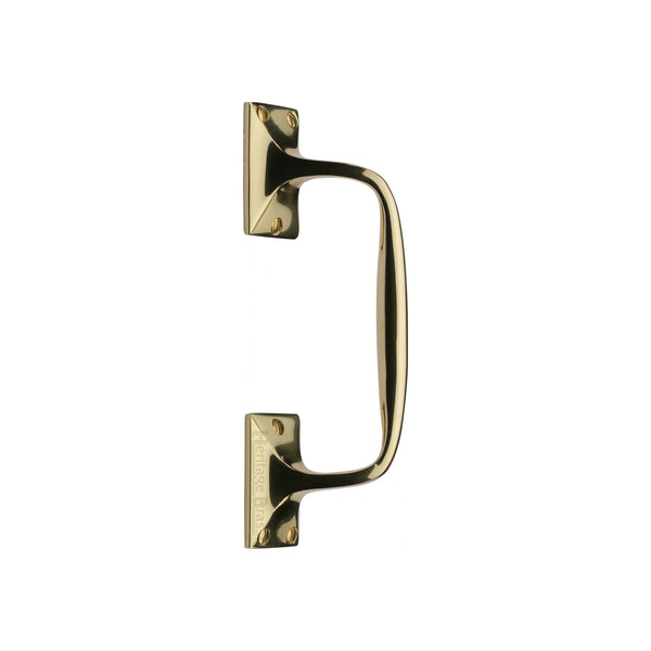 Door Pull Handle Offset by M Marcus - Heritage Brass