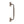 Door Pull Handle Offset by M Marcus - Heritage Brass