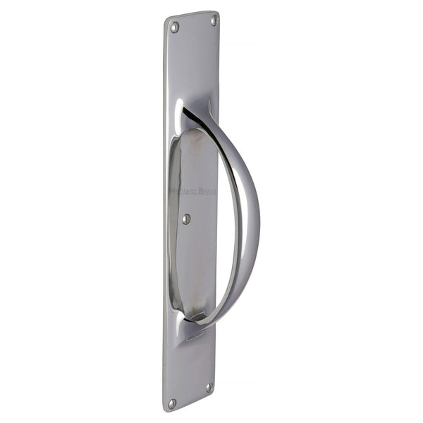 M Marcus - Heritage Brass, Door Pull Handle on Plate, Door Pull Handles, Door Pull Handles on Plate