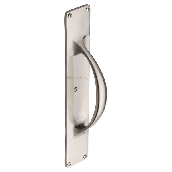 M Marcus - Heritage Brass, Door Pull Handle on Plate, Door Pull Handles, Door Pull Handles on Plate