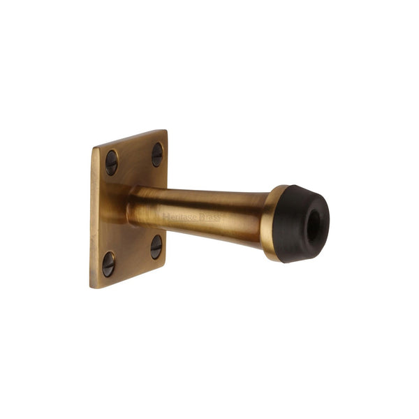 Wall Mounted Door Stop by M Marcus - Heritage Brass