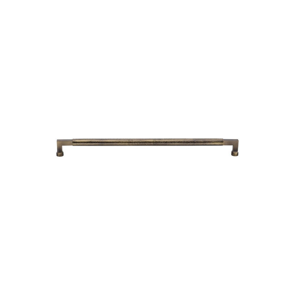 Heritage Brass Door Pull Handle Hammered Bauhaus Design by M Marcus - Heritage Brass