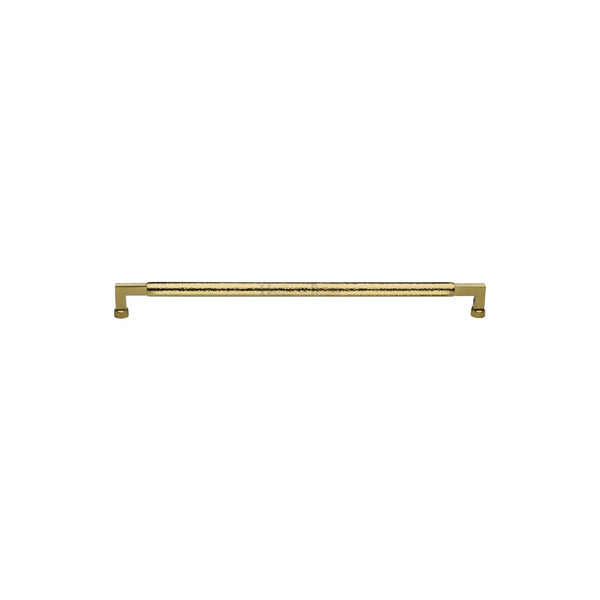 Heritage Brass Door Pull Handle Hammered Bauhaus Design by M Marcus - Heritage Brass