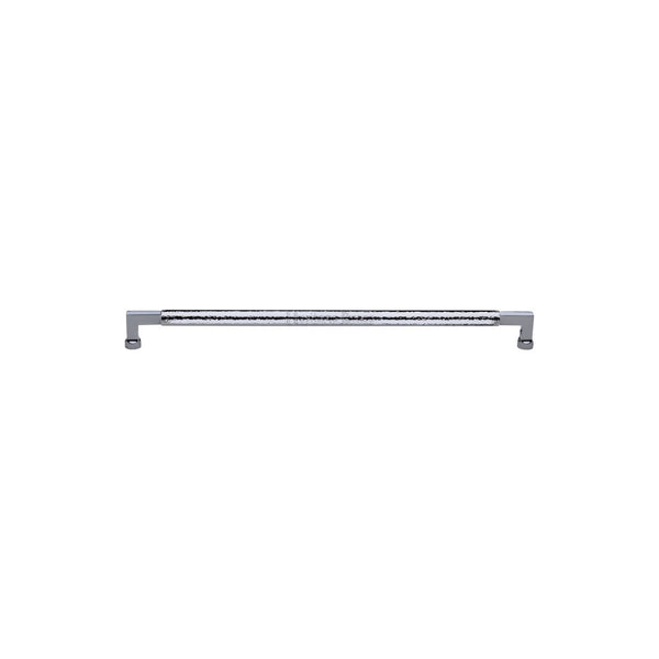 Heritage Brass Door Pull Handle Hammered Bauhaus Design by M Marcus - Heritage Brass