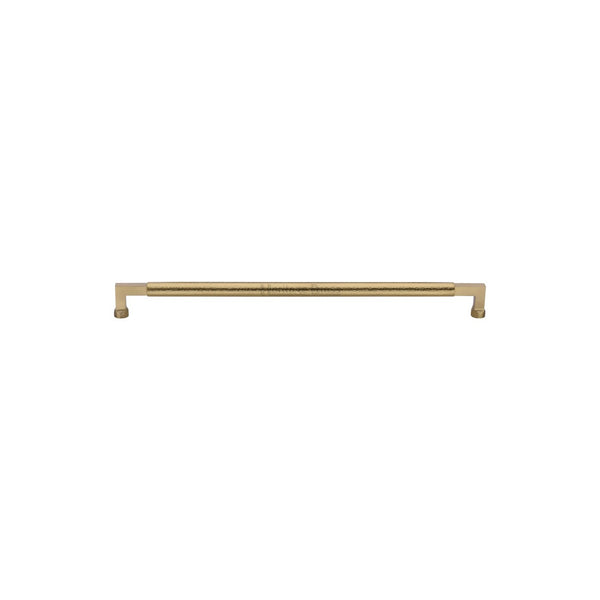 Heritage Brass Door Pull Handle Hammered Bauhaus Design by M Marcus - Heritage Brass